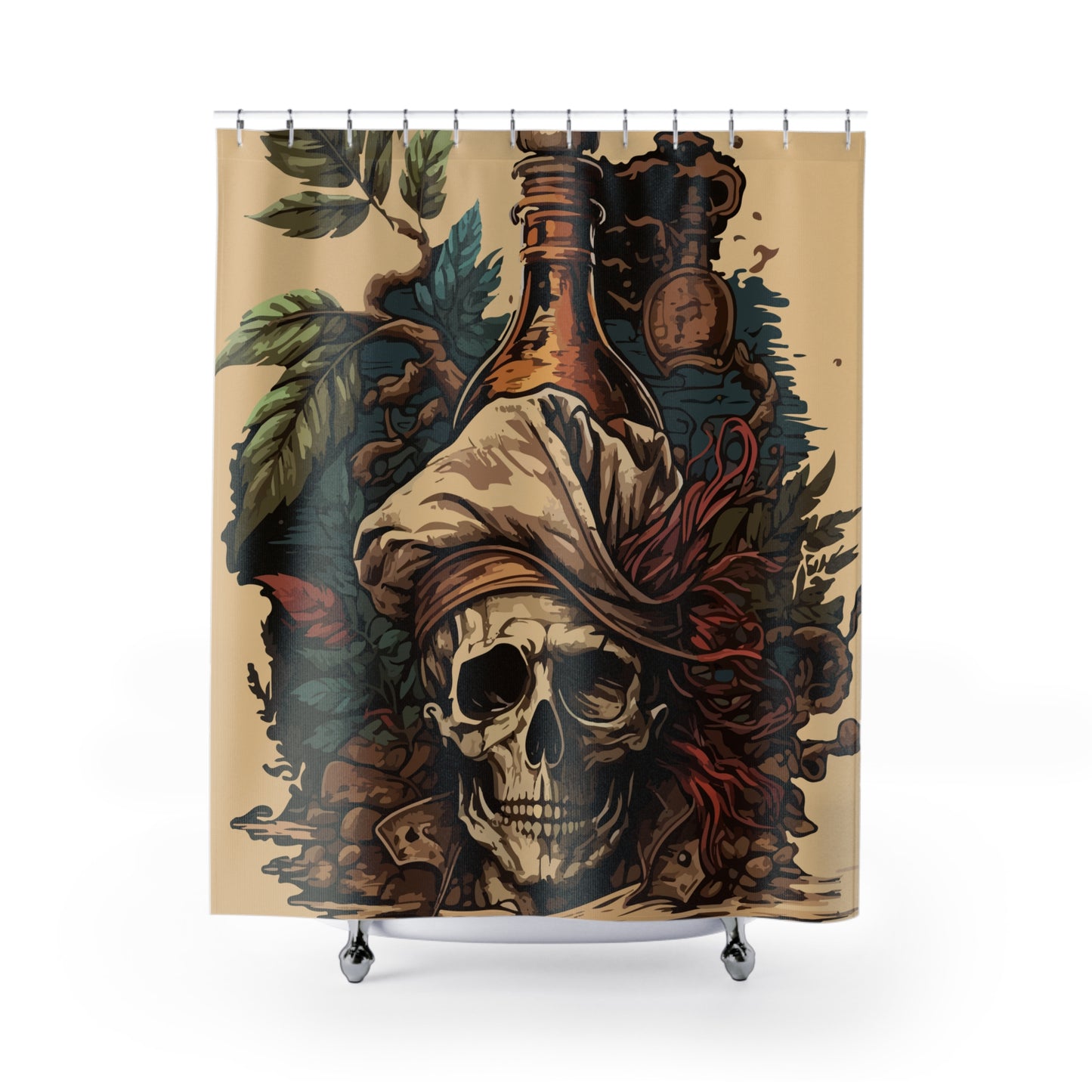 Pirate Themed - Shower Curtain - Home Decor Bathroom Decor